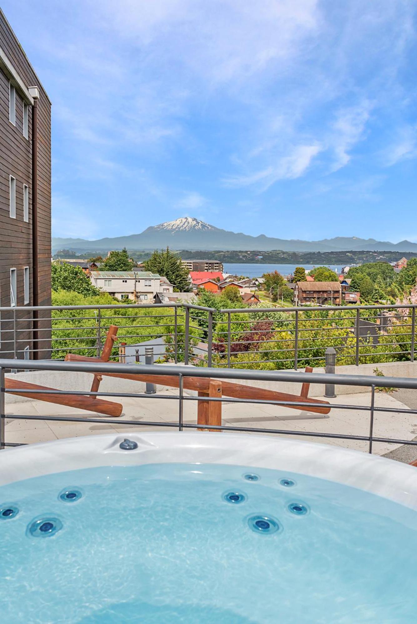פורטו ואראס Exquisito Depa Con La Mejor Vista Al Lago Y Tinaja מראה חיצוני תמונה